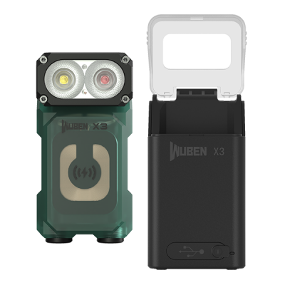 Фонарь Wuben X3 Green Pro
